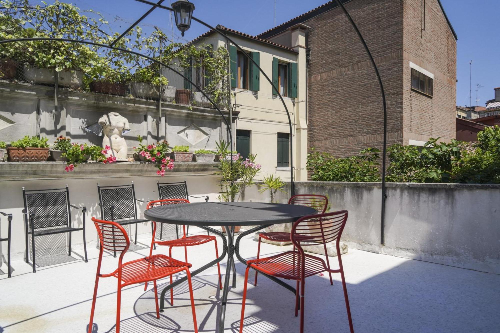 Family Apartment With Terrace Venedig Exterior foto